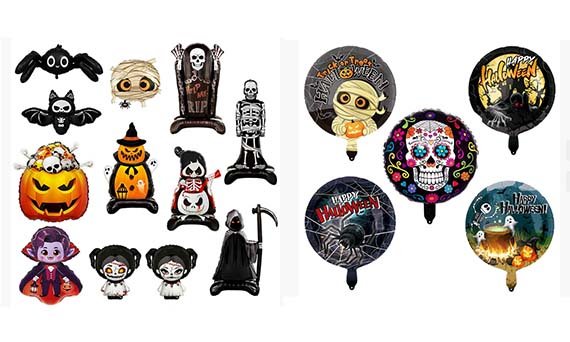 نیو شائن میں ہالووین کی طرح طرح کی سجاوٹ ہے