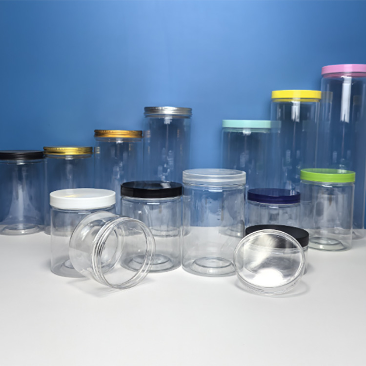 صاف پلاسٹک جار