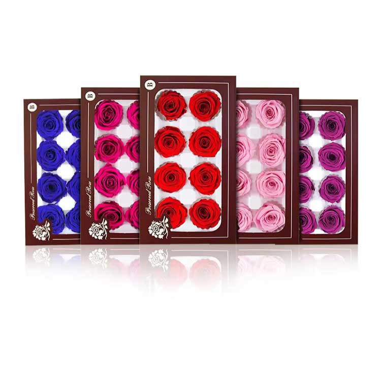 لازوال پھول 8 پھول گلاب گفٹ باکس