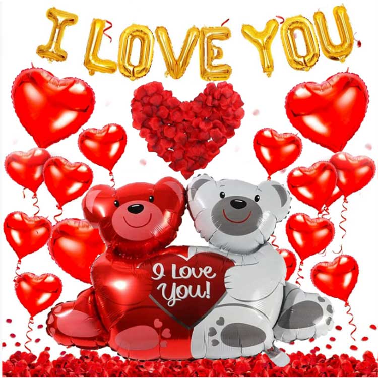 ویلنٹائن ڈے ورق غبارے